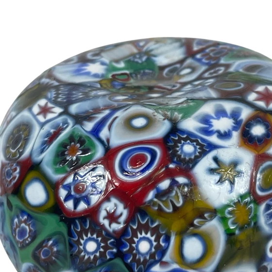 Image 1 of Officine di Murano 1295 - Millefiori vaas met handvatten in Amphora-stijl - Veelkleurig