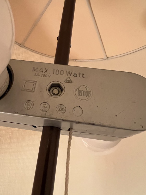 Image 1 of Vintage Teakhouten Vloerlamp, Temde Leuchten ‘60