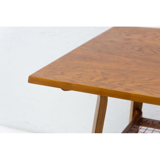 Image 1 of Mid century bijzettafel van Dřevopodnik Holešov, Tsjecho-Slowakije 1960
