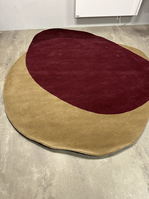 Vloerkleed Wol Brink En Campman Rudra Shape Red Wine 233X255