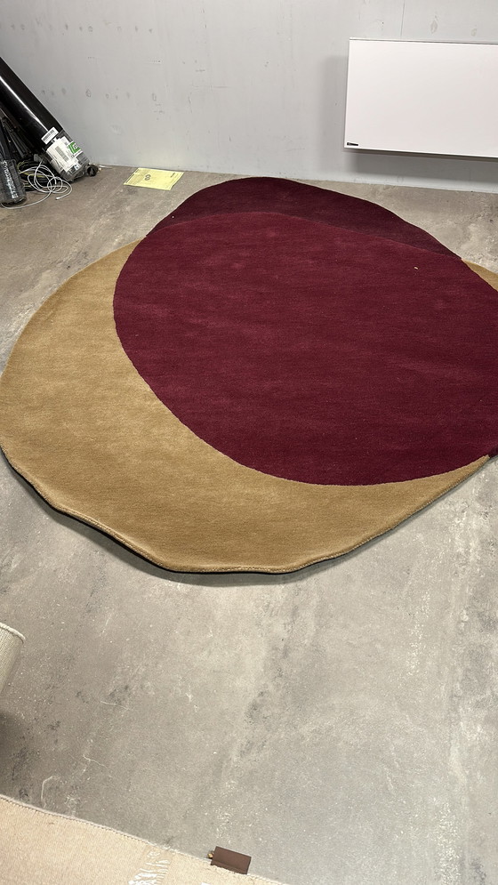 Image 1 of Vloerkleed Wol Brink En Campman Rudra Shape Red Wine 233X255