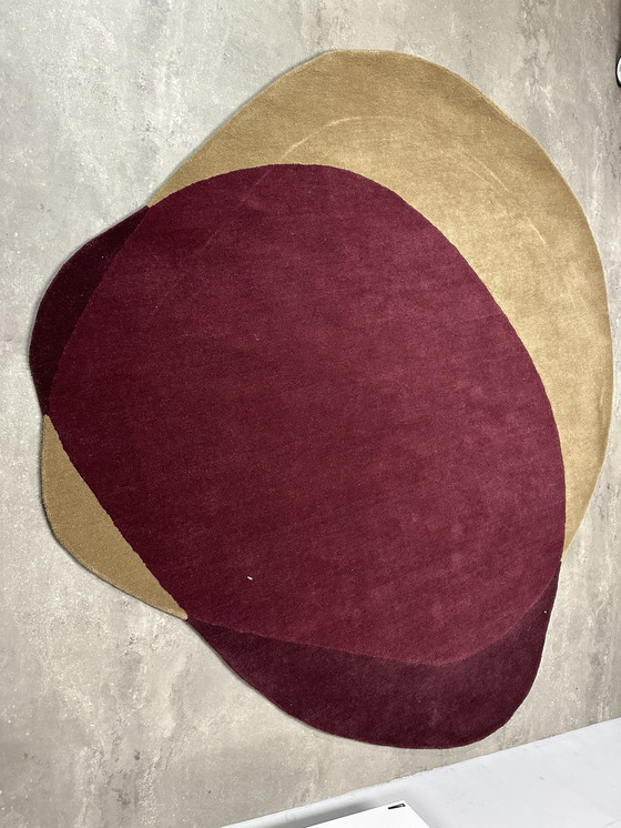 Image 1 of Vloerkleed Wol Brink En Campman Rudra Shape Red Wine 233X255