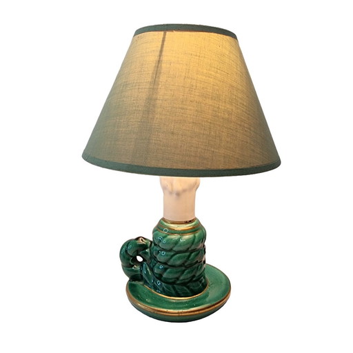 Vintage Franse Keramieken Lamp