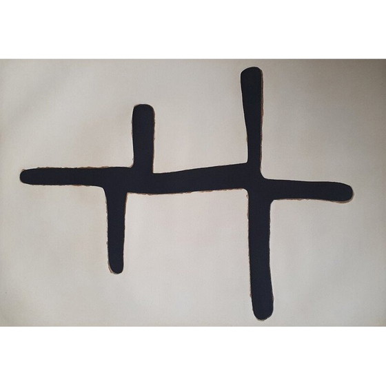 Image 1 of Vintage schilderij compositie 15 door Conrad Marca-Relli, 1977