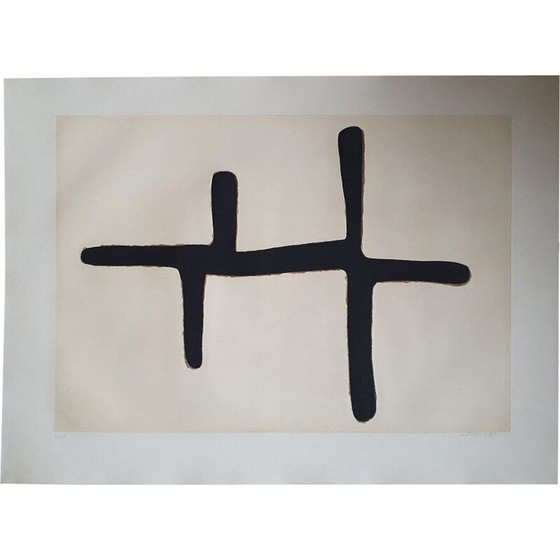 Image 1 of Vintage schilderij compositie 15 door Conrad Marca-Relli, 1977