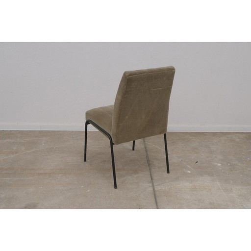 Set van 4 vintage metalen eetkamerstoelen, 1960