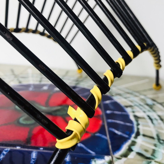 Image 1 of Opslag Vinyls Vintage - 33 RPM Houder - Gelakt Metaal - 1950