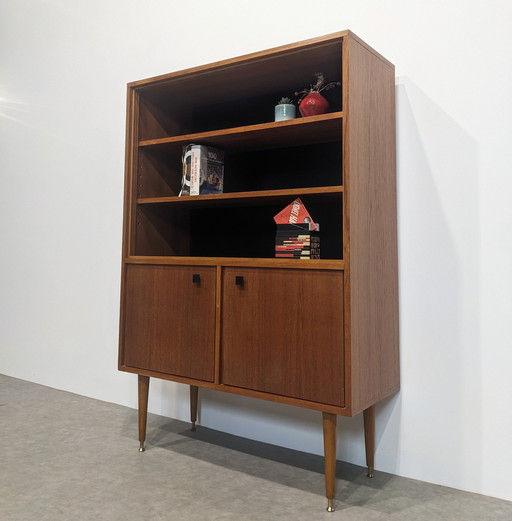 Highboard, Vintage boekenkast.  