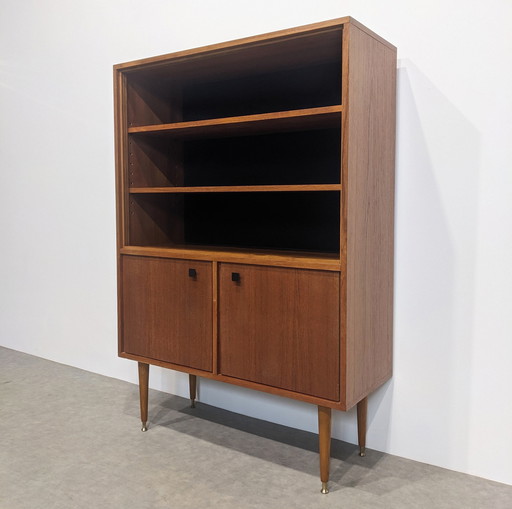 Highboard, Vintage boekenkast.  