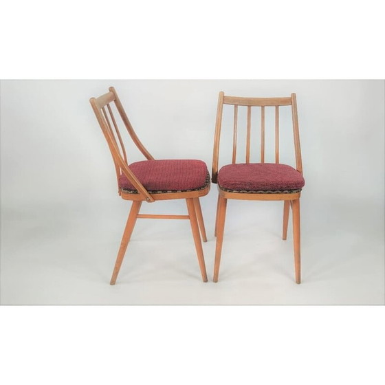 Image 1 of Set van 4 vintage stoelen van Tatra, Tsjecho-Slowakije 1970