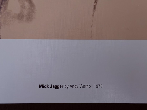 Image 1 of Andy Warhol: "Mick Jagger, 1975".