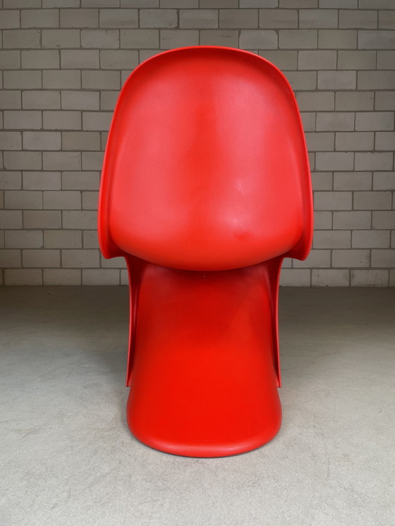 Image 1 of 4x Vitra Verner Panton S chair rood