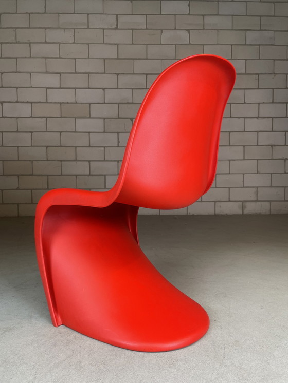 Image 1 of 4x Vitra Verner Panton S chair rood