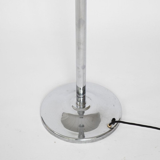 Image 1 of Vintage art deco metalen vloerlamp, 1930