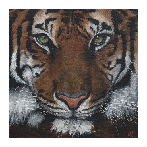 Exclusieve Giclée Print | Fine Art Tijger Schilderij – Hoogwaardige Kwaliteit