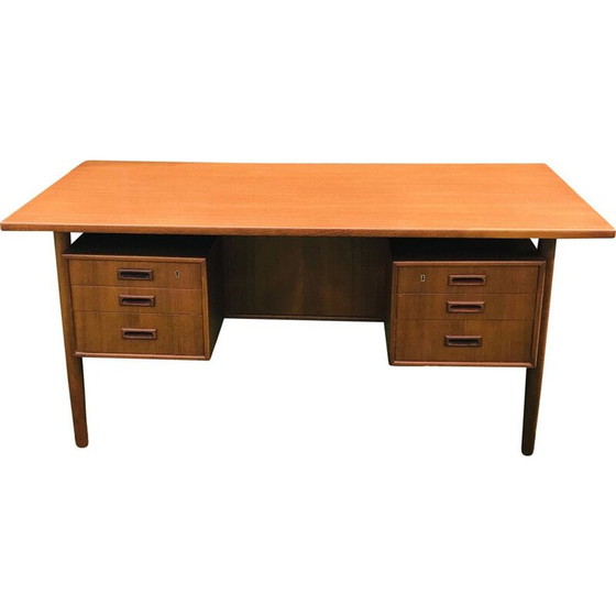 Image 1 of Dansk Mobel teak vintage bureau, 1970