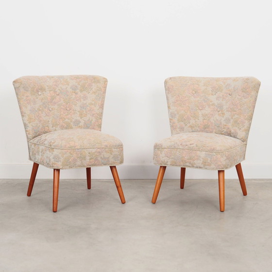 Image 1 of Set van twee beuken fauteuils, Deens ontwerp, 1970S, Productie: Denemarken