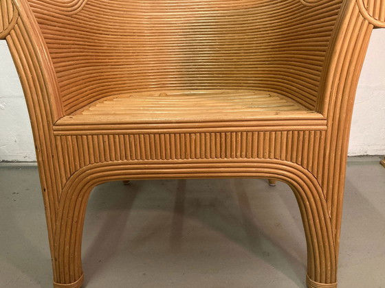 Image 1 of Rotan fauteuil, 1980S