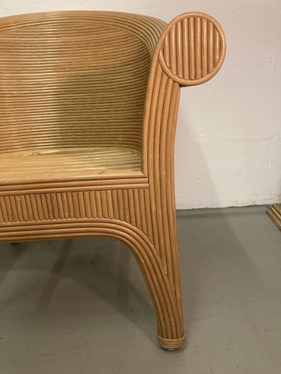 Image 1 of Rotan fauteuil, 1980S