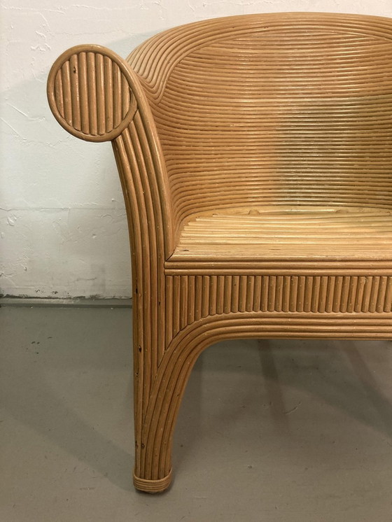 Image 1 of Rotan fauteuil, 1980S