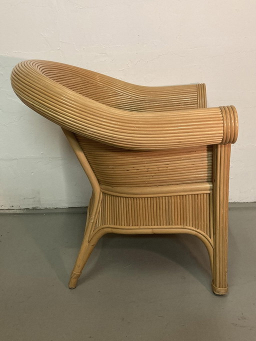 Rotan fauteuil, 1980S