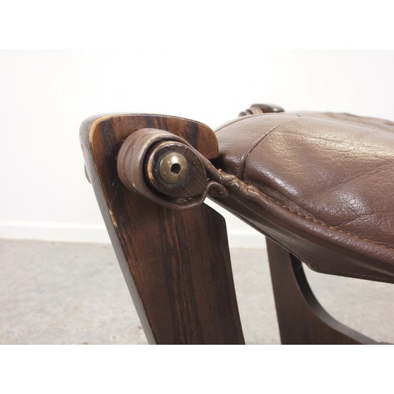 Image 1 of Vintage hocker van Odd Knutsen voor Hjellegjerde Mobel Scandinavisch