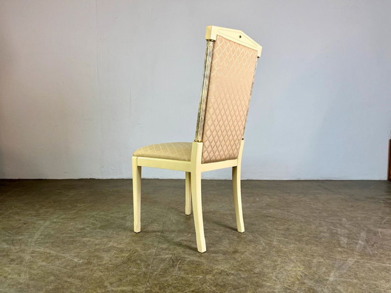 Image 1 of 8x Eetkamerstoelen Turri Italië Mid Eeuw