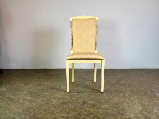 Image 1 of 8x Eetkamerstoelen Turri Italië Mid Eeuw