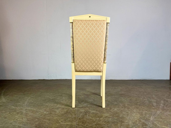 Image 1 of 8x Eetkamerstoelen Turri Italië Mid Eeuw