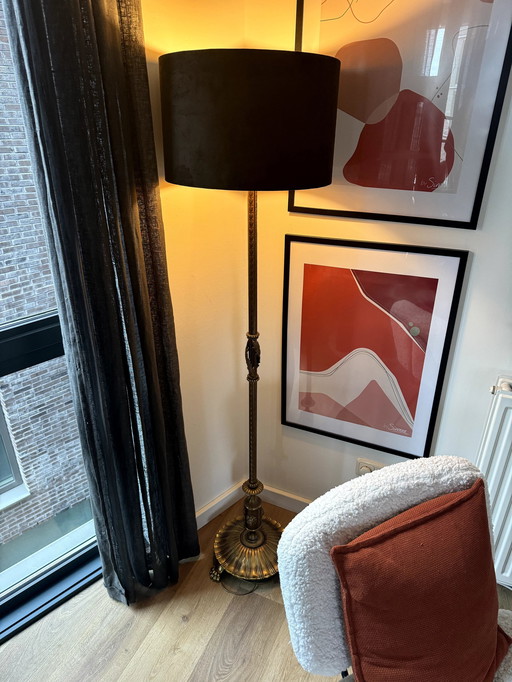 Vintage Vloerlamp Met Details