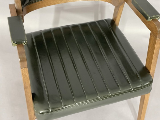 Image 1 of Zeer mooie stoel fauteuil bureaustoel eetkamerstoelen eetkamerstoel walnoot