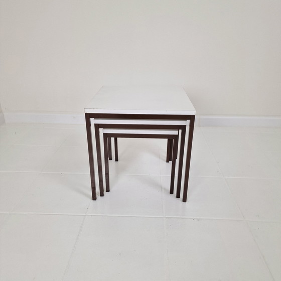 Image 1 of Nesting Tables Of Mimi-Set Door Brabantia, Set Van 3, 1980'S