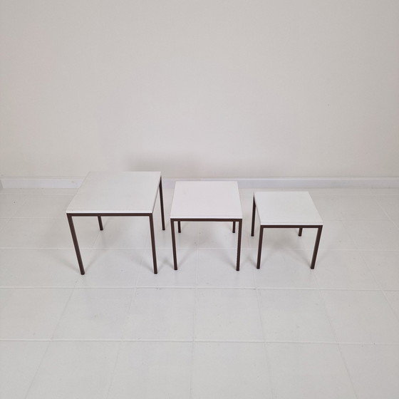 Image 1 of Nesting Tables Of Mimi-Set Door Brabantia, Set Van 3, 1980'S