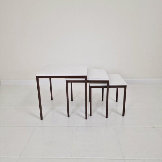 Image 1 of Nesting Tables Of Mimi-Set Door Brabantia, Set Van 3, 1980'S