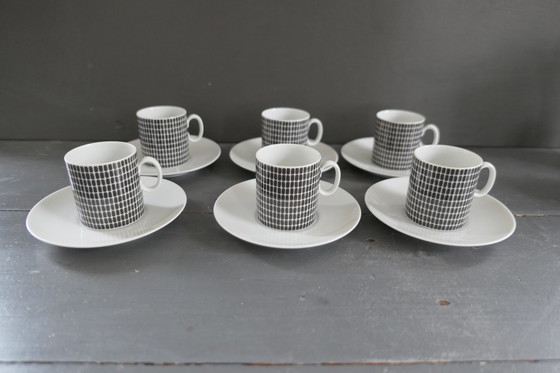 Image 1 of Vintage Thomas Medaillon Onyx Espresso set