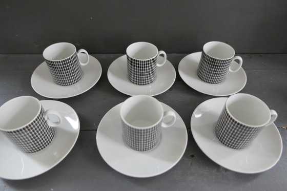 Image 1 of Vintage Thomas Medaillon Onyx Espresso set