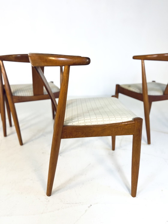 Image 1 of 5X Vintage Eetkamerstoel Dyrlund ‘70