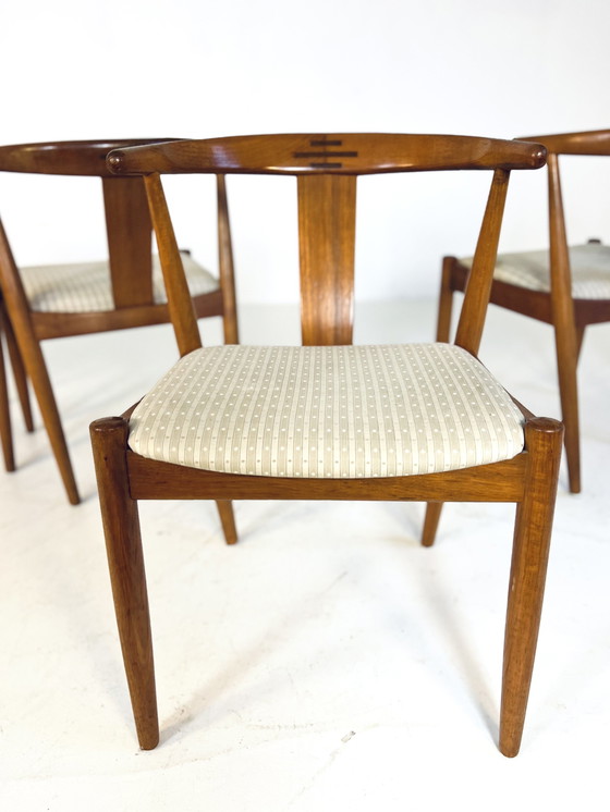 Image 1 of 5X Vintage Eetkamerstoel Dyrlund ‘70