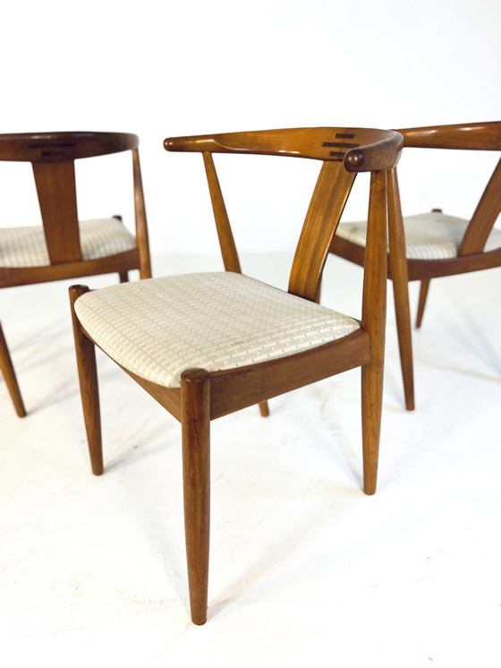 Image 1 of 5X Vintage Eetkamerstoel Dyrlund ‘70