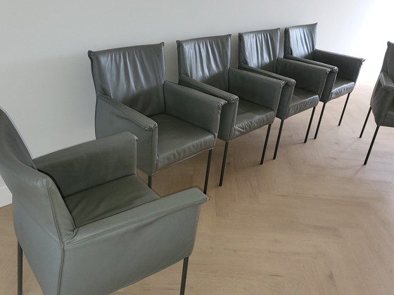 Image 1 of 6x Bert Plantagie eetkamerstoelen