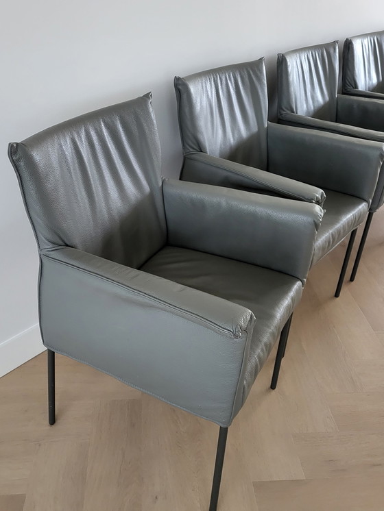 Image 1 of 6x Bert Plantagie eetkamerstoelen