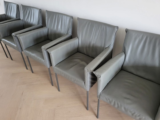 Image 1 of 6x Bert Plantagie eetkamerstoelen