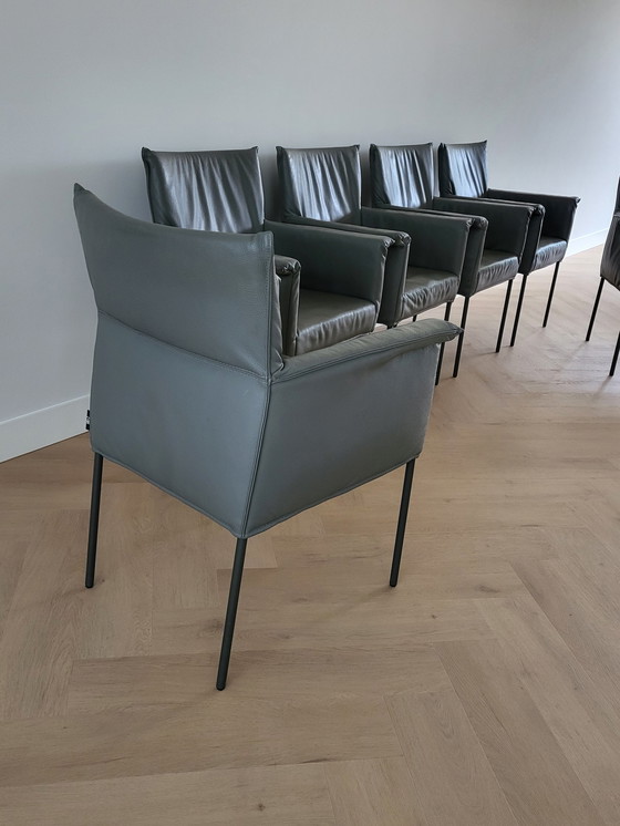 Image 1 of 6x Bert Plantagie eetkamerstoelen