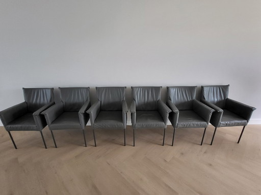 6x Bert Plantagie eetkamerstoelen