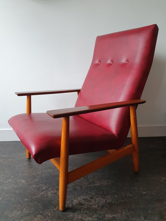 Image 1 of 2x Vintage Mid Century Fauteuils