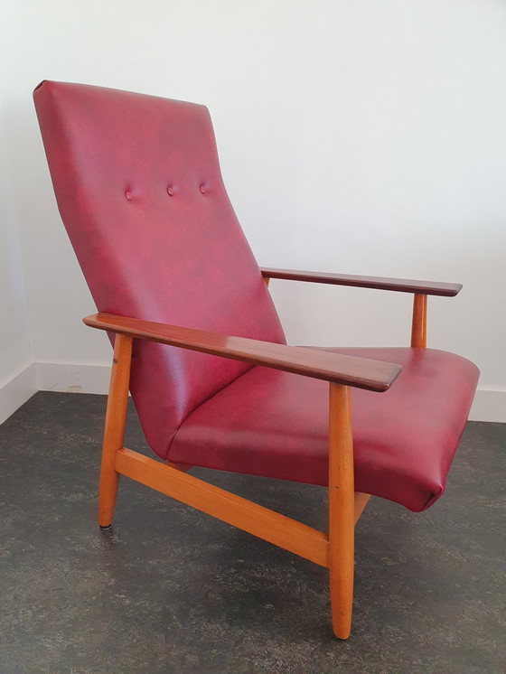 Image 1 of 2x Vintage Mid Century Fauteuils