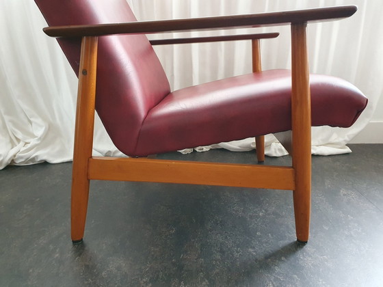 Image 1 of 2x Vintage Mid Century Fauteuils