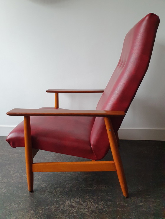 Image 1 of 2x Vintage Mid Century Fauteuils