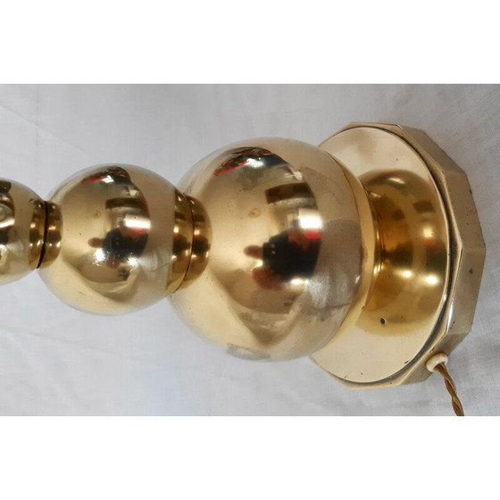 Image 1 of Vintage Art Deco modulaire lamp van messing en glas, 1930