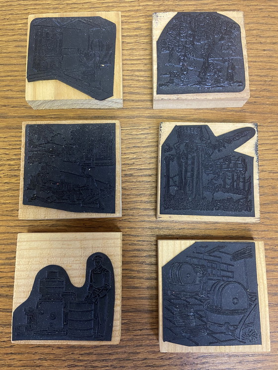 Image 1 of Paar antieke stempelsets